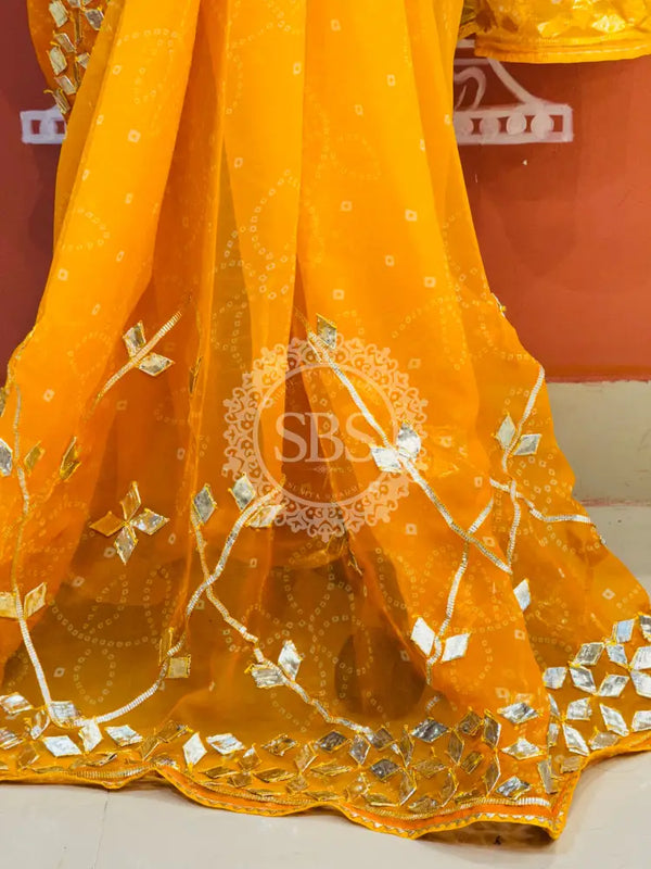 ROYAL GEORGETTE KACHI PATTI SAREE