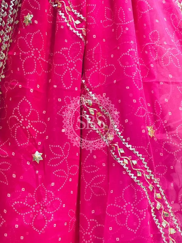 ROYAL GEORGETTE KACHI PATTI SAREE