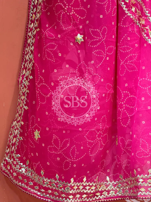 ROYAL GEORGETTE KACHI PATTI SAREE