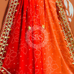 ROYAL GEORGETTE KACHI PATTI SAREE