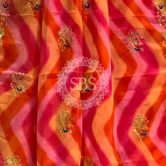 ROYAL GEORGETTE KACHI PATTI SAREE