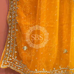 ROYAL GEORGETTE KACHI PATTI SAREE