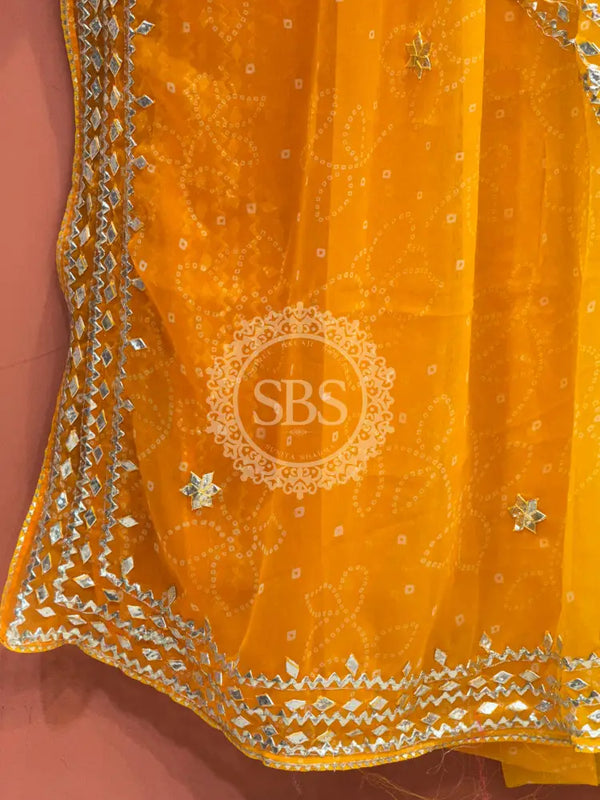 ROYAL GEORGETTE KACHI PATTI SAREE