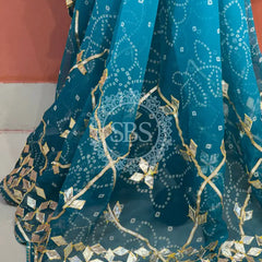 ROYAL GEORGETTE KACHI PATTI SAREE