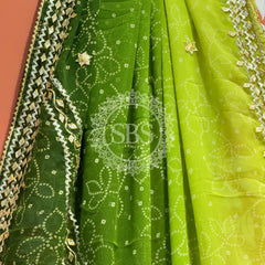 ROYAL GEORGETTE KACHI PATTI SAREE