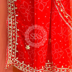 ROYAL GEORGETTE KACHI PATTI SAREE