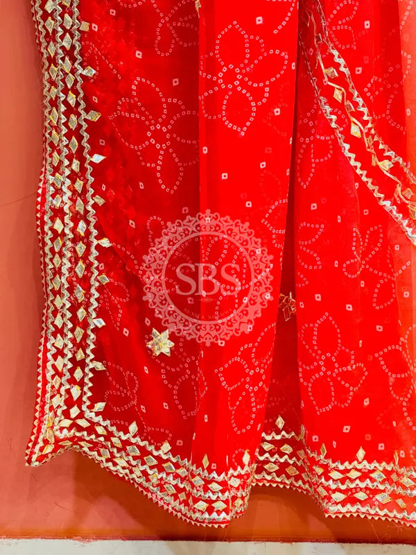 ROYAL GEORGETTE KACHI PATTI SAREE