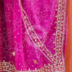 ROYAL GEORGETTE KACHI PATTI SAREE