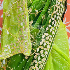 ROYAL GEORGETTE KACHI PATTI SAREE