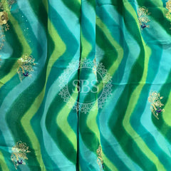 ROYAL GEORGETTE KACHI PATTI SAREE