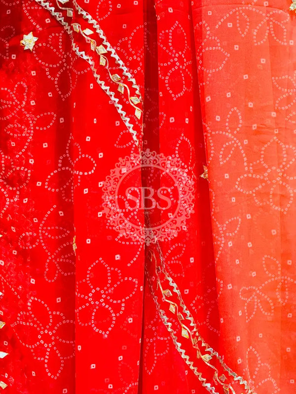 ROYAL GEORGETTE KACHI PATTI SAREE