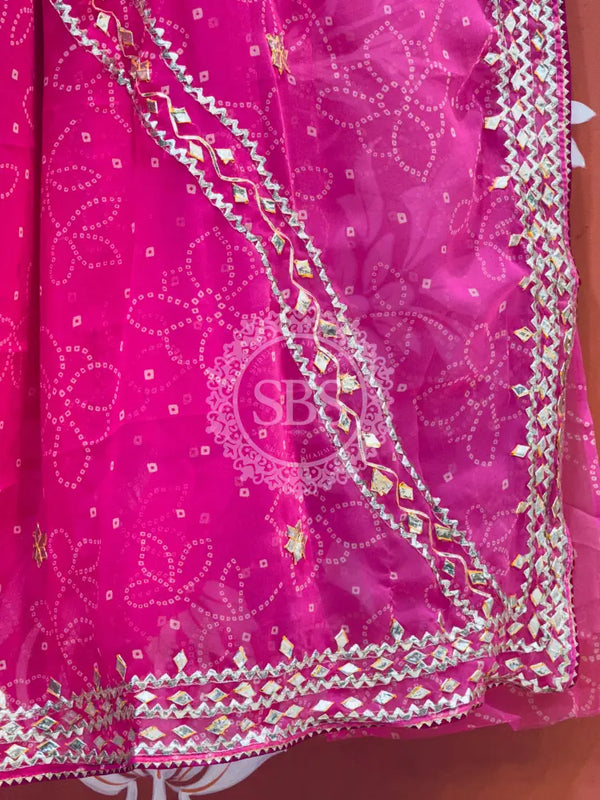 ROYAL GEORGETTE KACHI PATTI SAREE