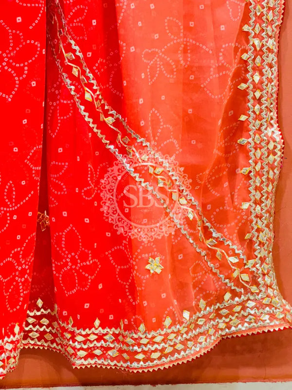 ROYAL GEORGETTE KACHI PATTI SAREE
