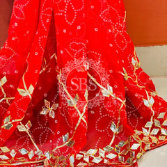 ROYAL GEORGETTE KACHI PATTI SAREE