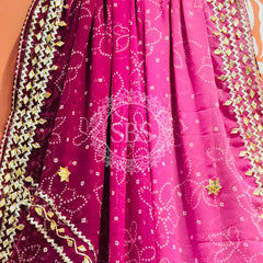 ROYAL GEORGETTE KACHI PATTI SAREE