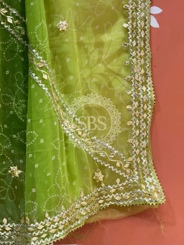 ROYAL GEORGETTE KACHI PATTI SAREE