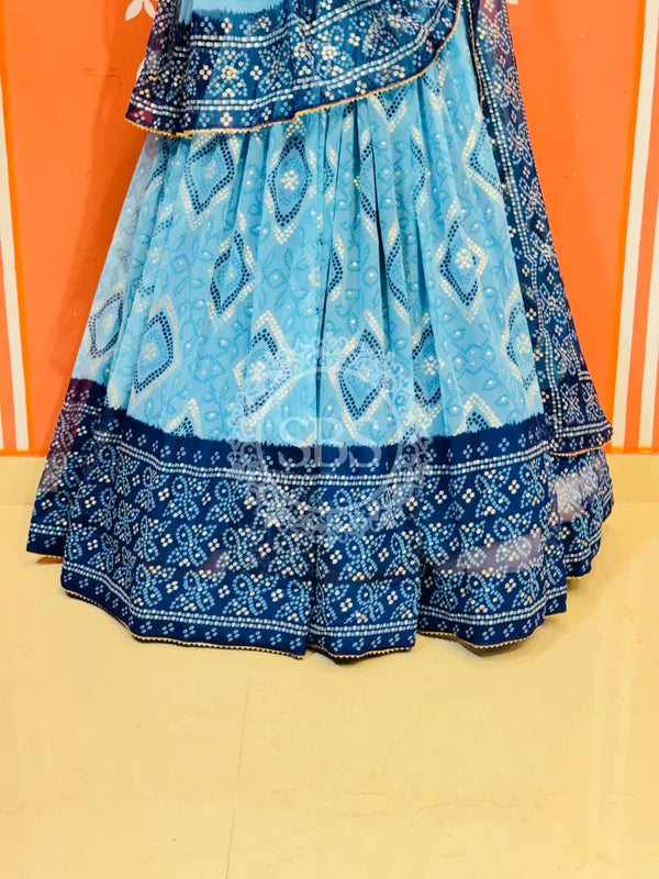 ROYAL GEORGETTE LIGHTWEIGHT FLARED LEHENGA