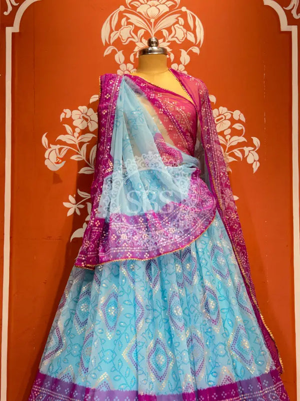 ROYAL GEORGETTE LIGHTWEIGHT FLARED LEHENGA