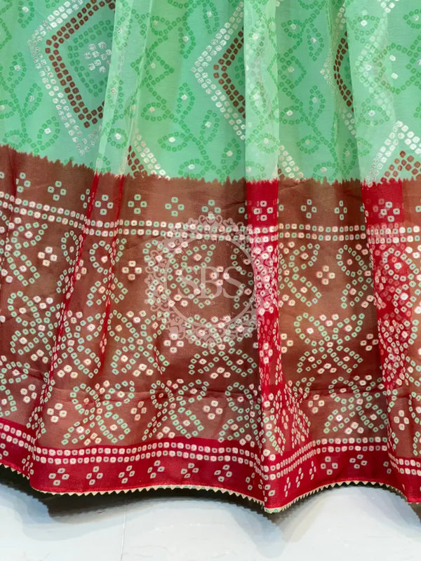 ROYAL GEORGETTE LIGHTWEIGHT FLARED LEHENGA