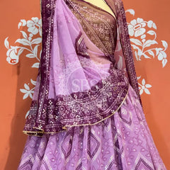 ROYAL GEORGETTE LIGHTWEIGHT FLARED LEHENGA