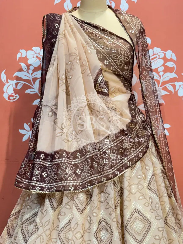 ROYAL GEORGETTE LIGHTWEIGHT FLARED LEHENGA