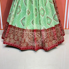 ROYAL GEORGETTE LIGHTWEIGHT FLARED LEHENGA