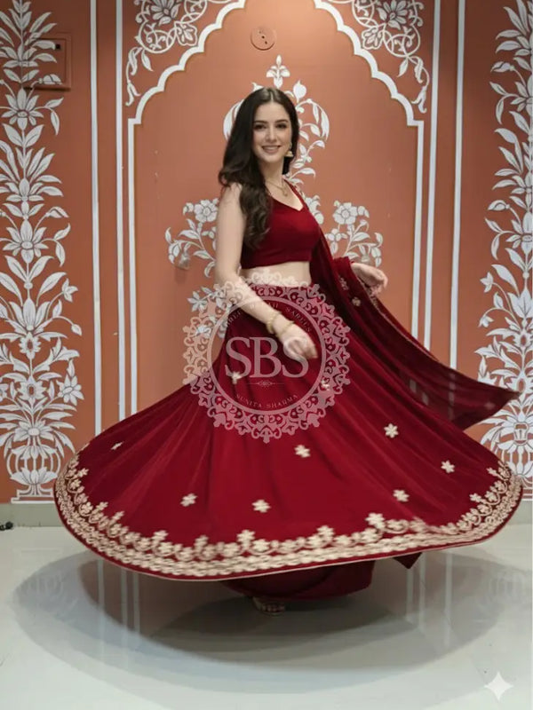 ROYAL VELVET LEHENGA SET