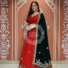 ROYAL VELVET LEHENGA SET