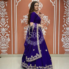 ROYAL VELVET LEHENGA SET