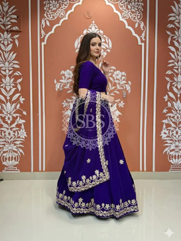 ROYAL VELVET LEHENGA SET