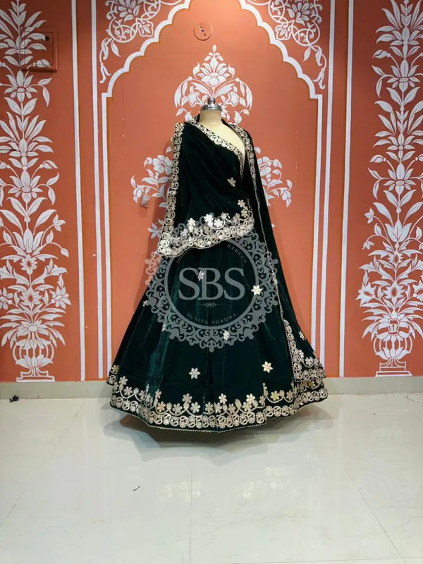 ROYAL VELVET LEHENGA SET