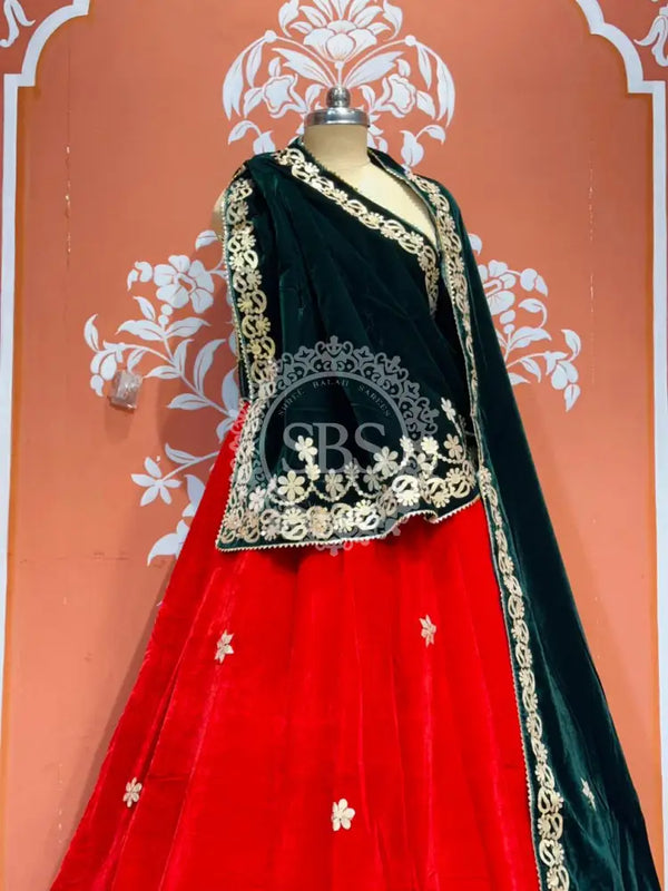 ROYAL VELVET LEHENGA SET