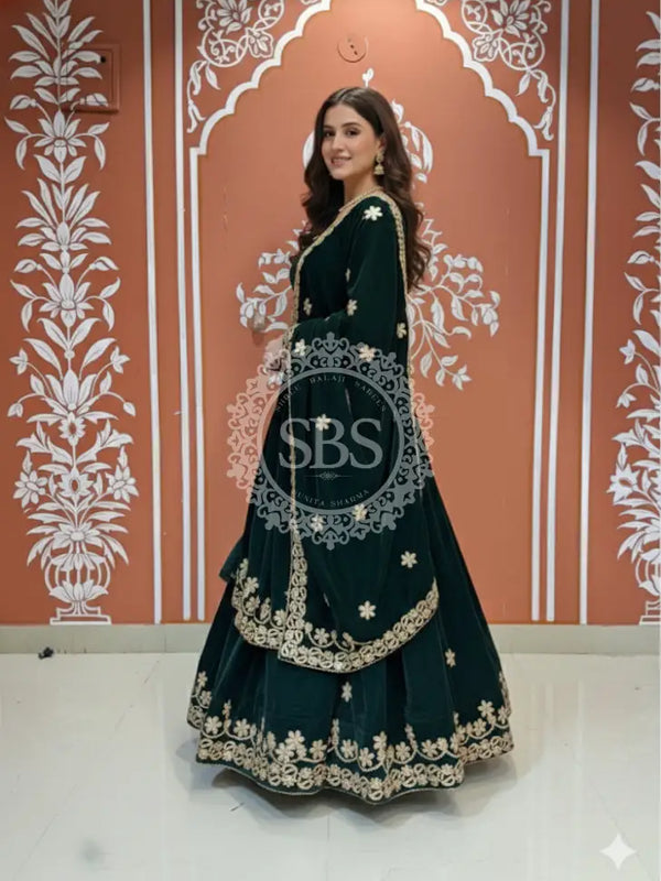 ROYAL VELVET LEHENGA SET