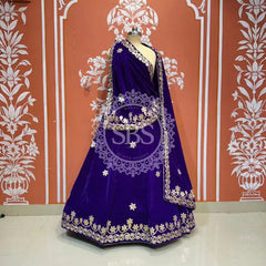 ROYAL VELVET LEHENGA SET