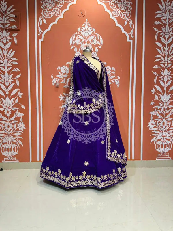 ROYAL VELVET LEHENGA SET