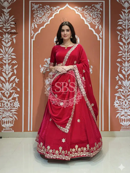 ROYAL VELVET LEHENGA SET