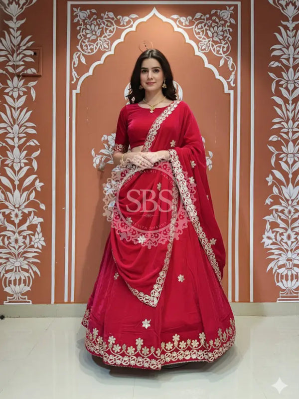 ROYAL VELVET LEHENGA SET