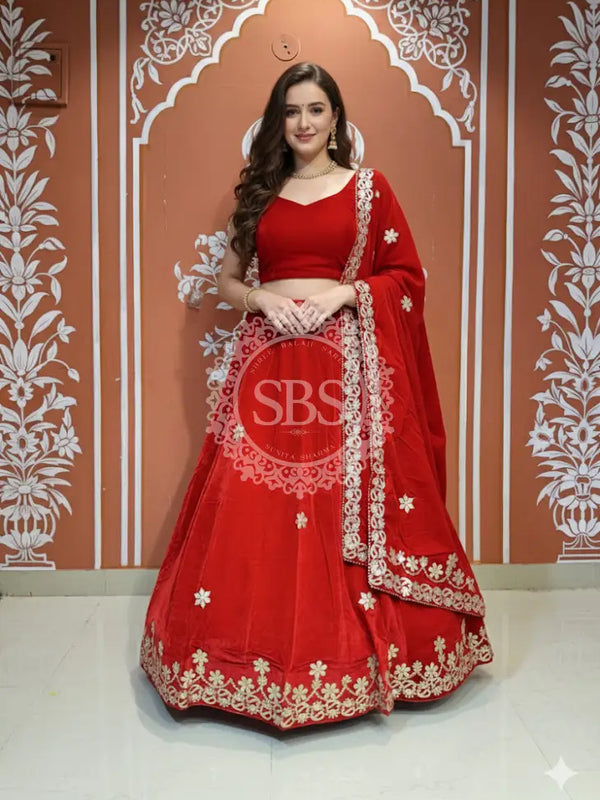 ROYAL VELVET LEHENGA SET