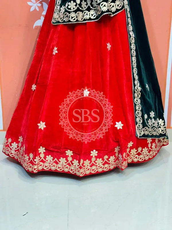 ROYAL VELVET LEHENGA SET