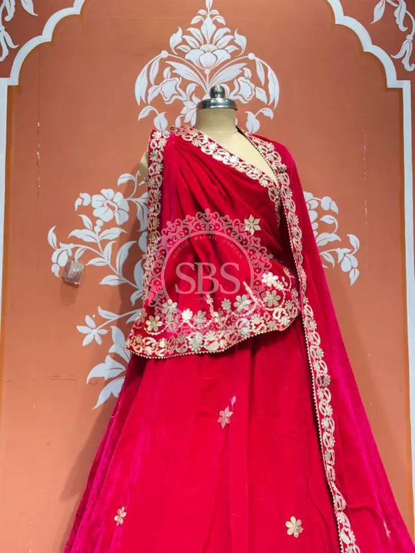 ROYAL VELVET LEHENGA SET