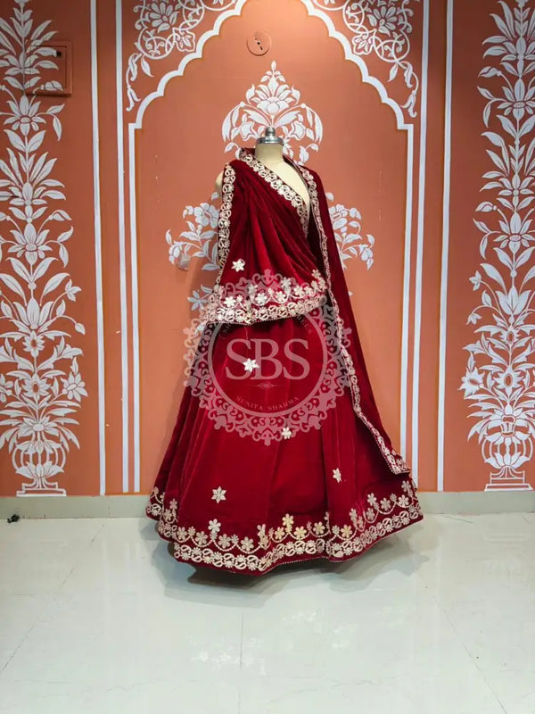 ROYAL VELVET LEHENGA SET