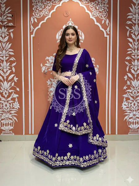 ROYAL VELVET LEHENGA SET
