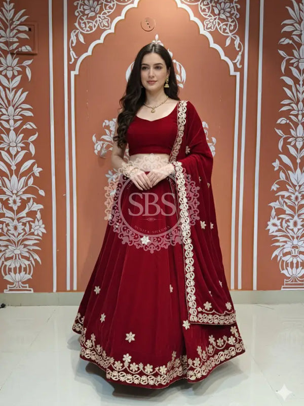 ROYAL VELVET LEHENGA SET
