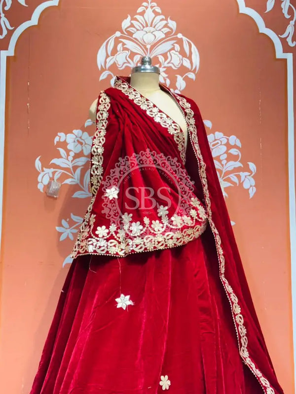 ROYAL VELVET LEHENGA SET