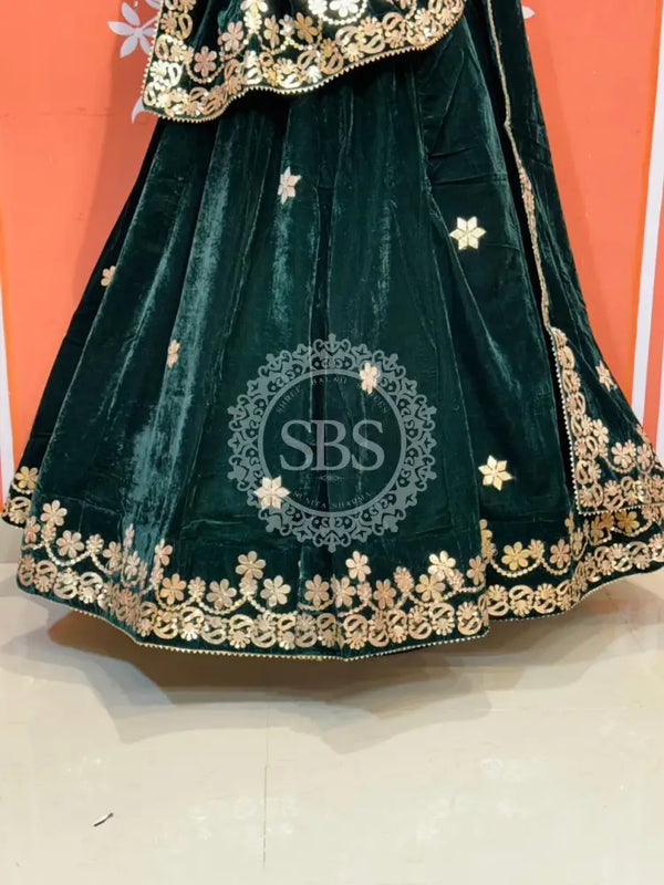 ROYAL VELVET LEHENGA SET