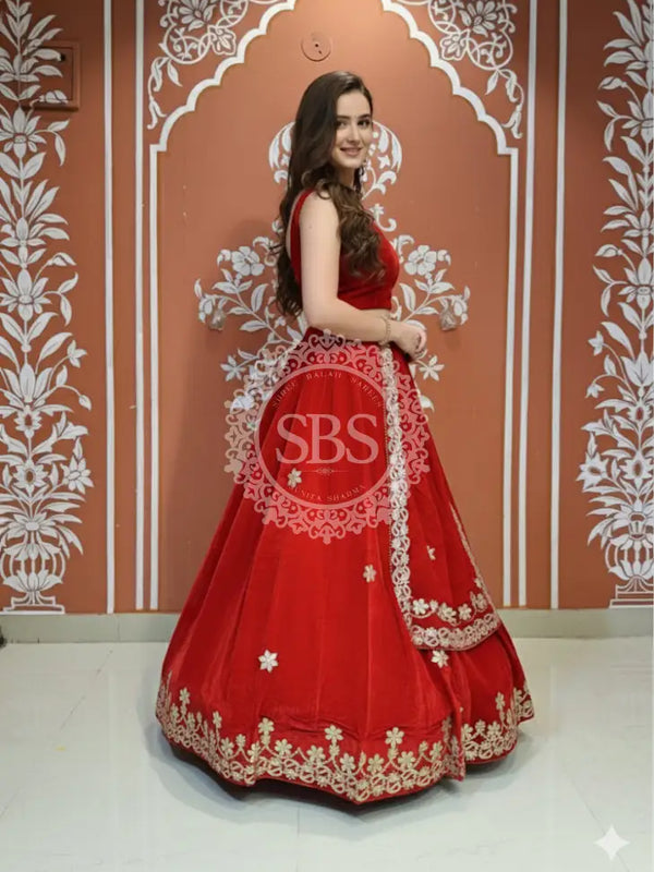 ROYAL VELVET LEHENGA SET