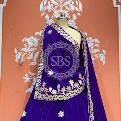 ROYAL VELVET LEHENGA SET