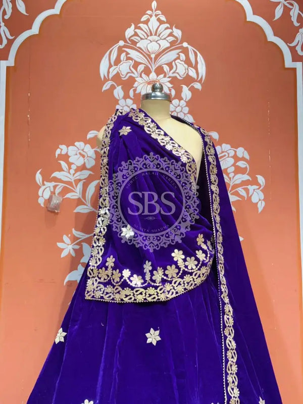 ROYAL VELVET LEHENGA SET