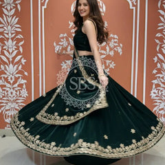 ROYAL VELVET LEHENGA SET