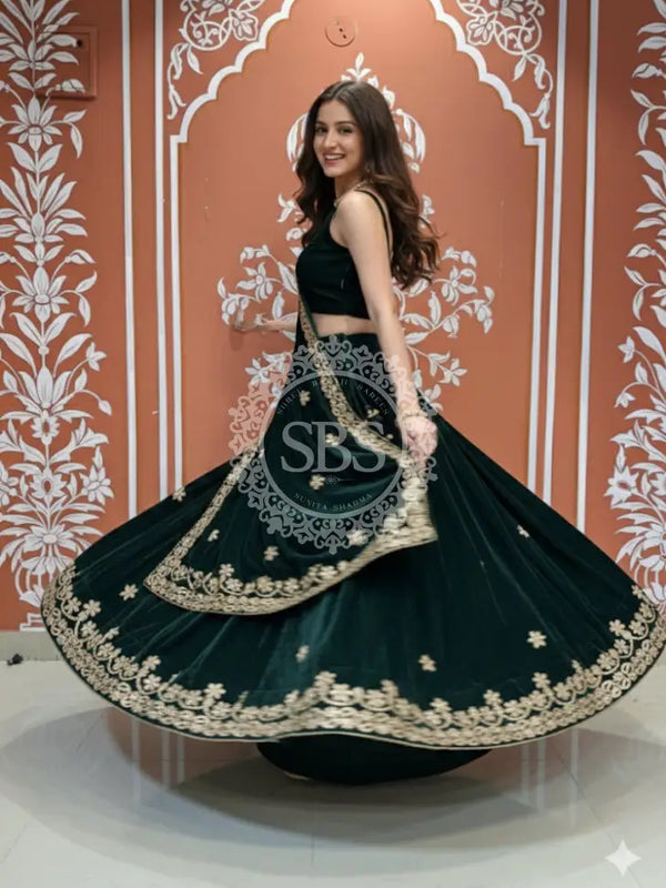 ROYAL VELVET LEHENGA SET